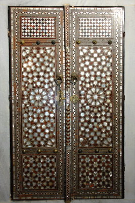 Decorated door in harem