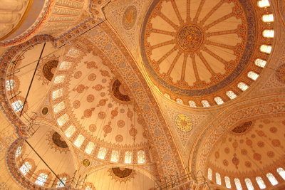 Blue Mosque dome, semidomes and minidomes