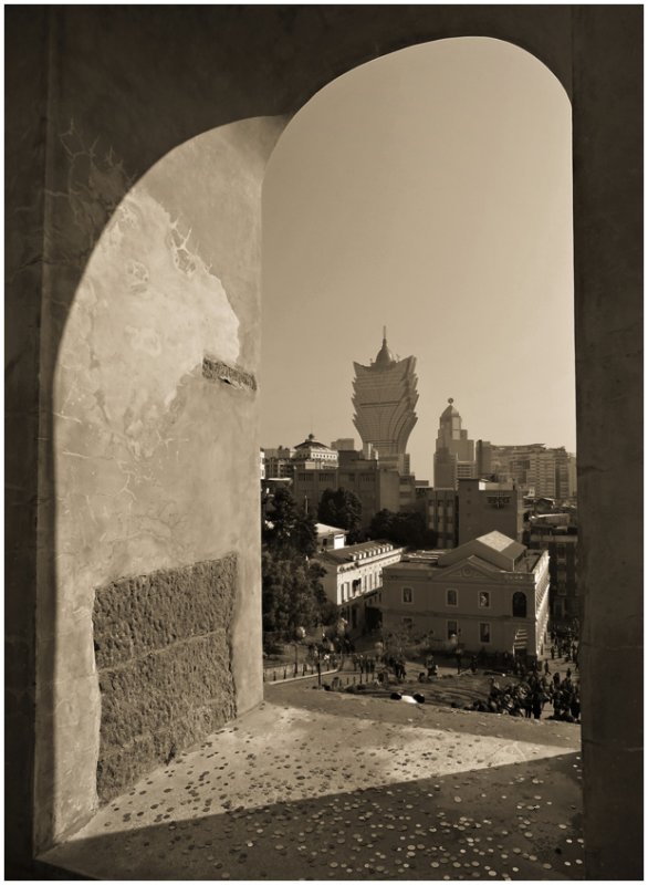 viewing from the ruins...