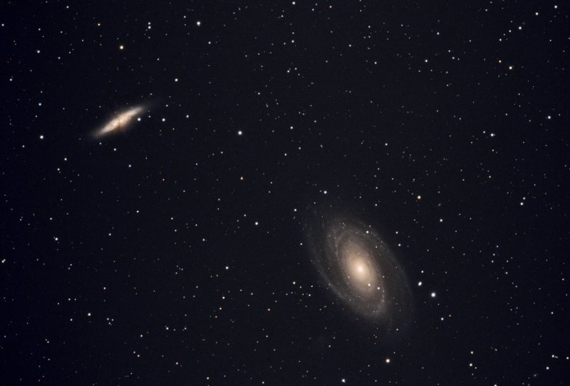 Galaxies M81 and M82