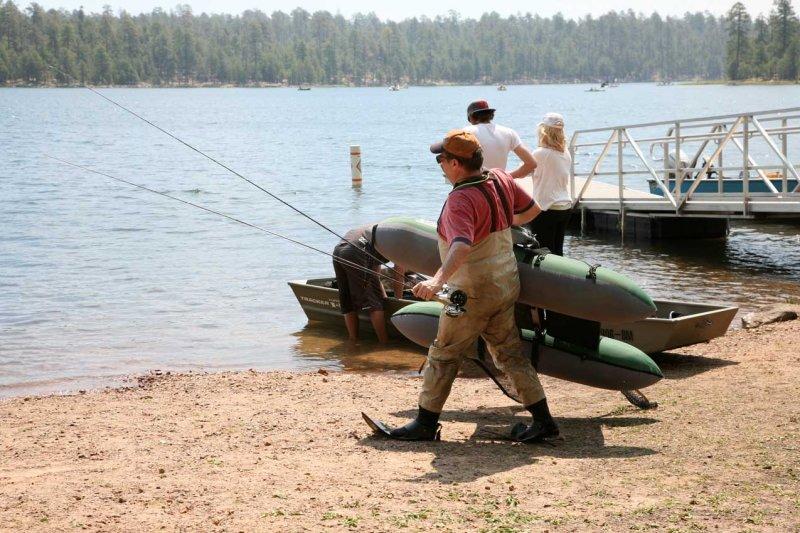 Quite an Outfit for Fishing