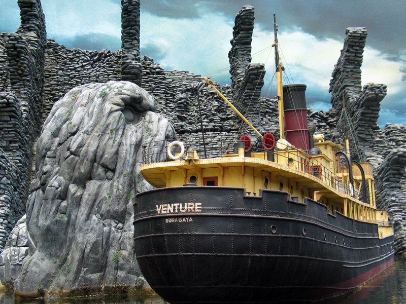 Skull Island Scene from King Kong