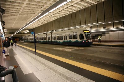 Light Rail Station at Union and 3rd Ave