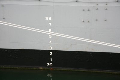 The Ship is 28 feet Below Water Line