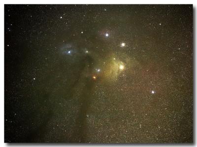 Antares and Rho Ophiuchi Area