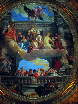 Ceiling Mural at the Venetian