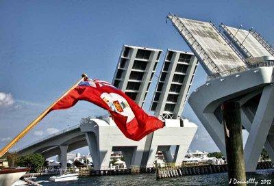 Drawbridge Over Intracoastal Waterway