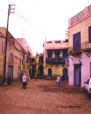 Back street Massawa Eritrea