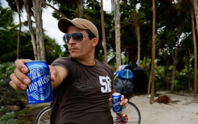 Cold Beer also belongs to any Bike Trip, Salud!!