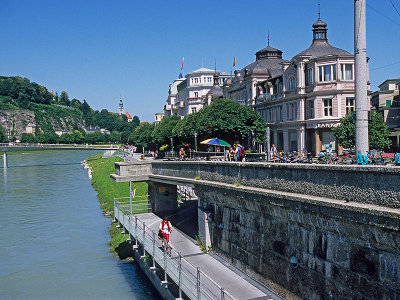 Salzbourg, la Salzach