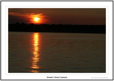 Sunset Over Canada