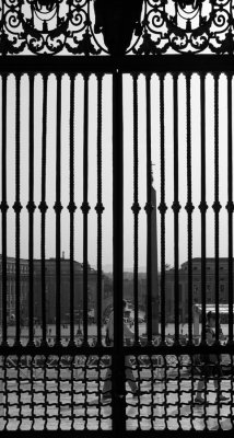 Behind the bars