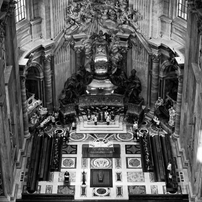 Funeral Ceremony at St Peter Basilica