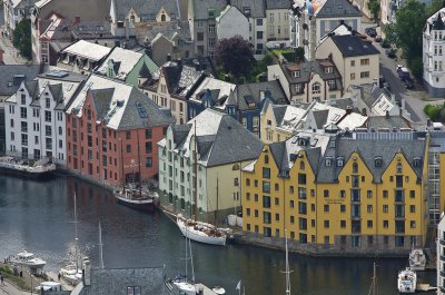Alesund from above.