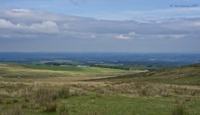 Looking from Dartmoor towards Okehampton