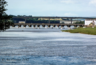 The two bridges of Bideford.