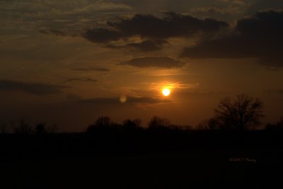 Wrightstown sunset