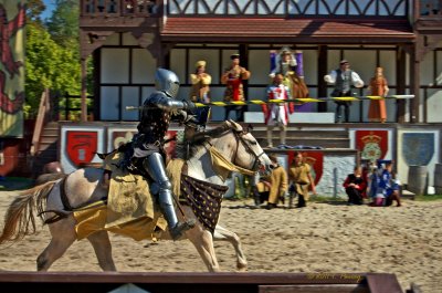 the jousting