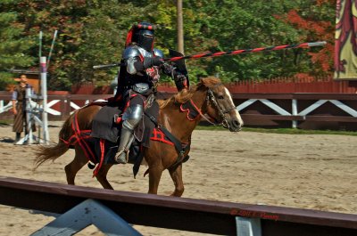 the jousting