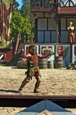 the jousting