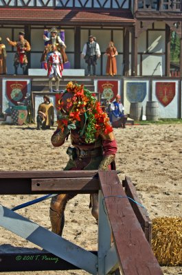 the jousting (who blew out the candles)