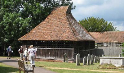 bell cage, st mary's churchyard