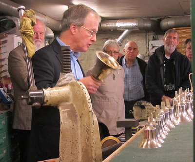 handbells - john dudley in back