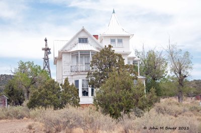 White Victorian Home