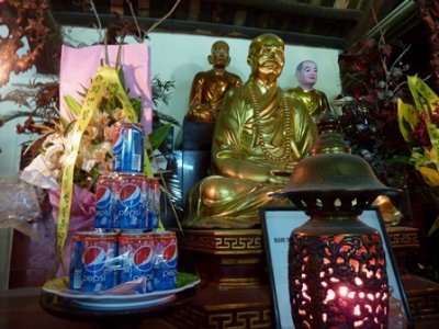 Budha buveur de Pepsi