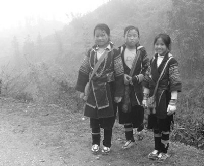 Young girls in Sapa