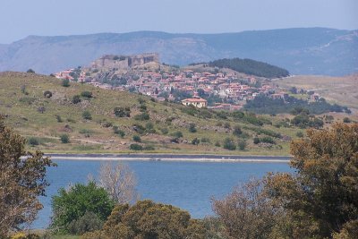 Molivos, seen from Perasma Reservoir
