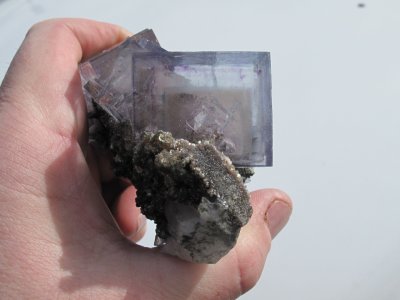 Double Phantoms in Chinese Fluorite 10 x 8 cm
