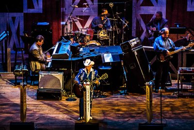 Little Jimmy Dickens on stage at the Grand Ole Opry