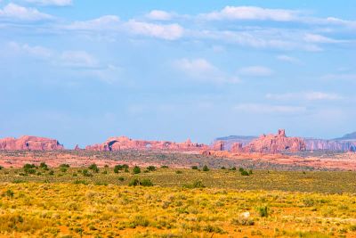 View from Campground Towards Arches NP