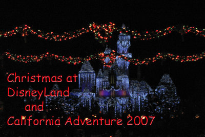 Christmas at DisneyLand and California Adventure 2007
