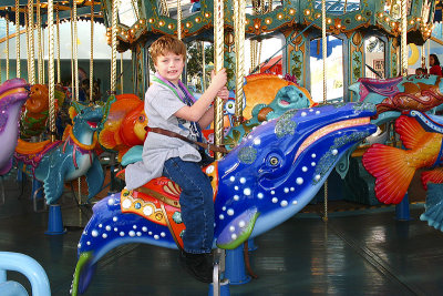 William on a Blue Whale
