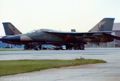 General Dynamics F-111F    70-2362/LN    492TFS/48TFW