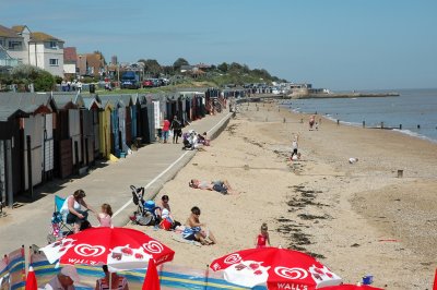 The beach at Walton-on-the Naze, Essex