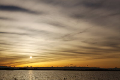 Chilean Volcanic Ash Sunset