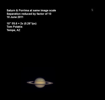 Saturn and Porrima: 6/10/11