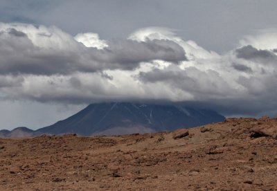 Road to Monturaqui Crater