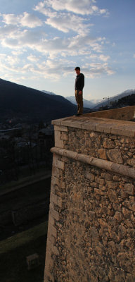 Watching the Castle Walls