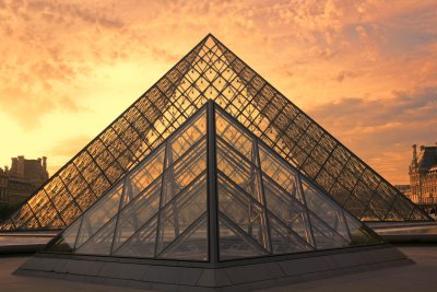 Sunset The Louvre