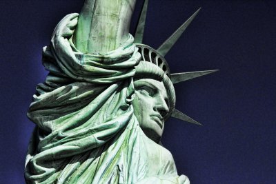 Close Up Statue of Liberty