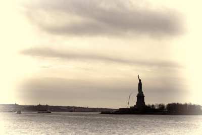 Statue of Liberty aged
