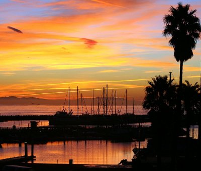 Sunrise Santa Barbara Harbor