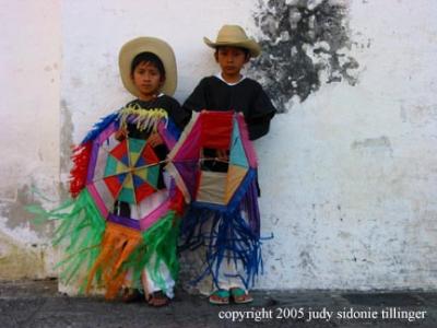 boys with kits, antigua, guatemala