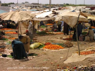 souk on the road to marrakech