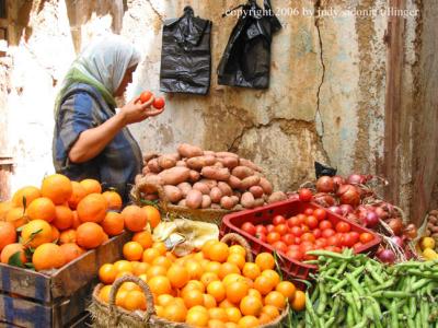 market, fes, maroc