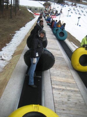 Going up the hill